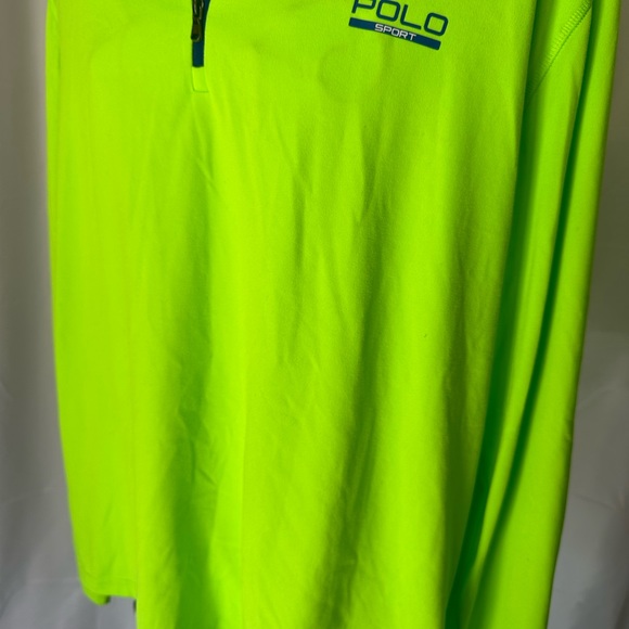 Ralph Lauren Polo Sport Pullover Sz XL Green  1/4 Zip Long Sleeve - Picture 3 of 4